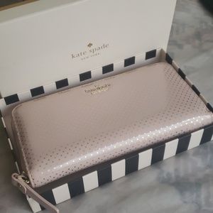 Kate Spade Lilac Street Dot Lacey Ballet Wallet